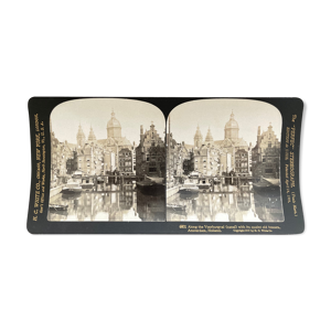 Photographie ancienne stereo, stereograph,