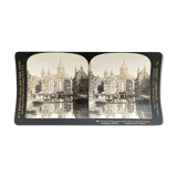 Old photography stereo, stereograph, luxury albumine 1903 Amsterdam