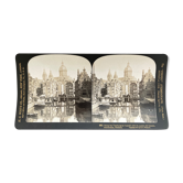 Photographie ancienne stereo, stereograph, luxe albumine 1903 Amsterdam