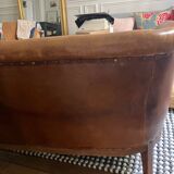 Leather bench