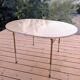 Vintage oval camping folding table