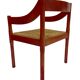 Fauteuil Carimate modèle 892 Vico Magistretti pour Cassina en rouge