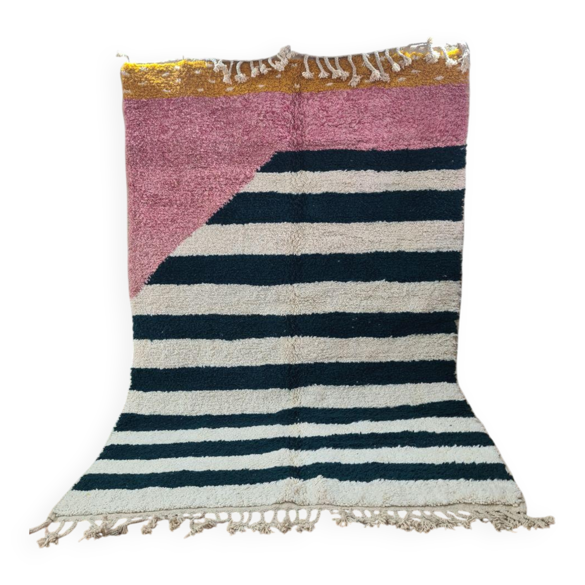 Handmade natural Berber rug 2.5x1.5 m