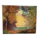 Romantic landscape, oil on canvas