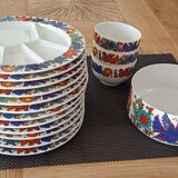 Villeroy & Boch dinner service – Acapulco model (1970s, blue stamp)