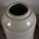 Vase, pot en grès vernissé grège vintage