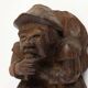Hand-Carved Oak Wall Figure of a man, France ca. 1850