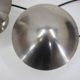 1930s Pair of  Chrome Plated Bauhaus Lamps, Czechoslovakia