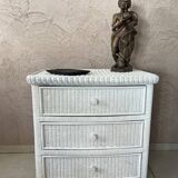 Commode en rotin