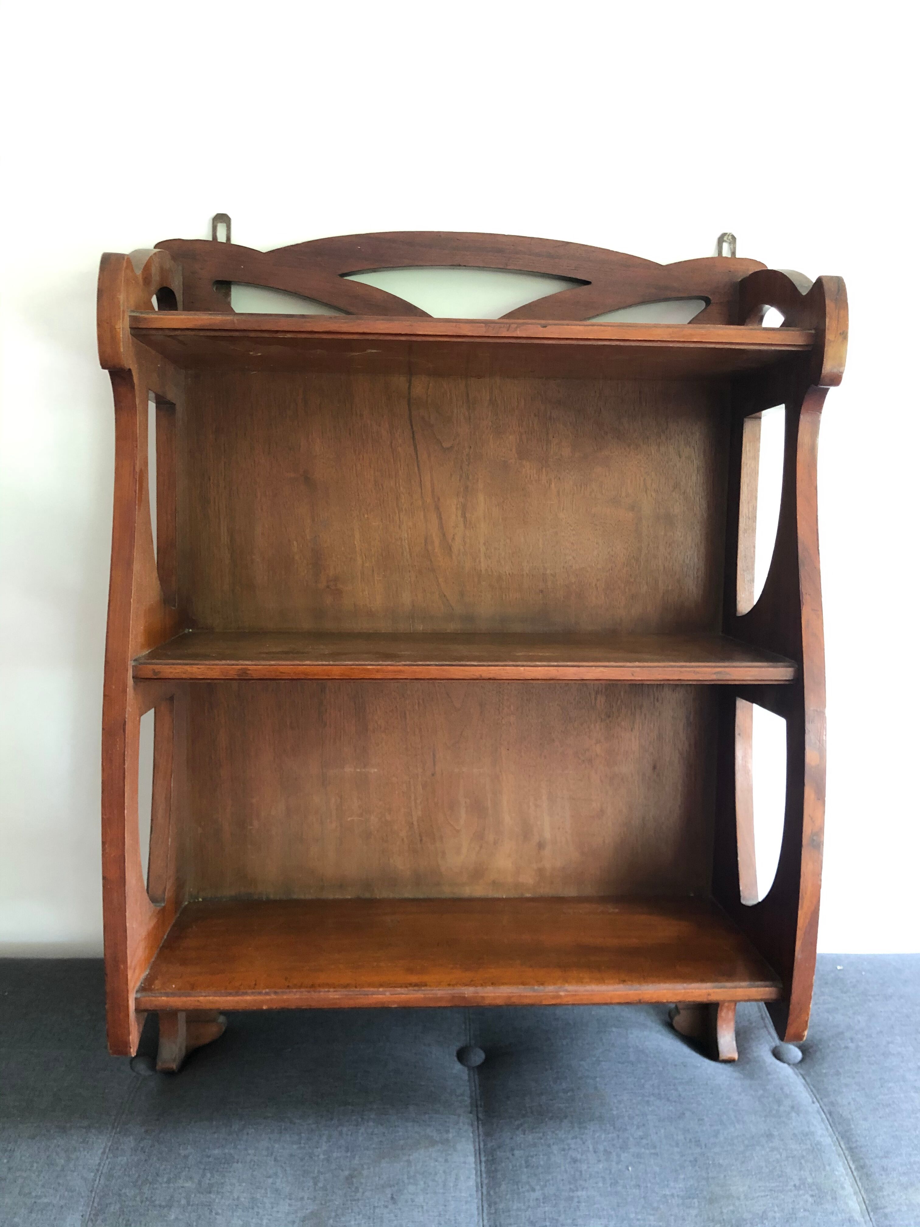 Art Nouveau wall shelf