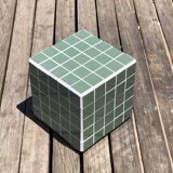 Cube ceramic side table