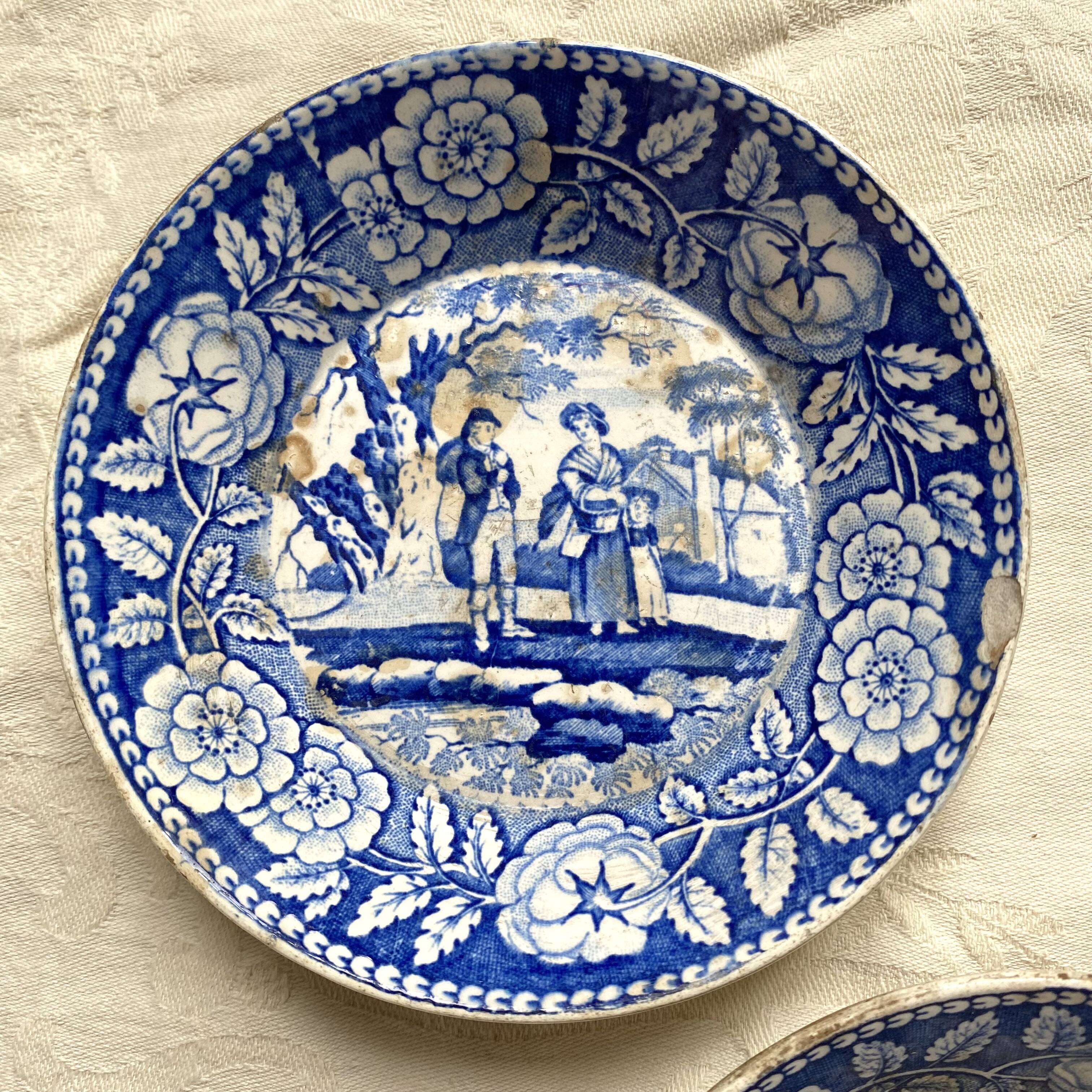 Old ironstone bowls from Choisy-le-Roi.