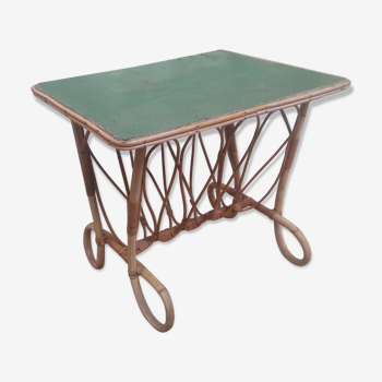 Rattan coffee table 1950