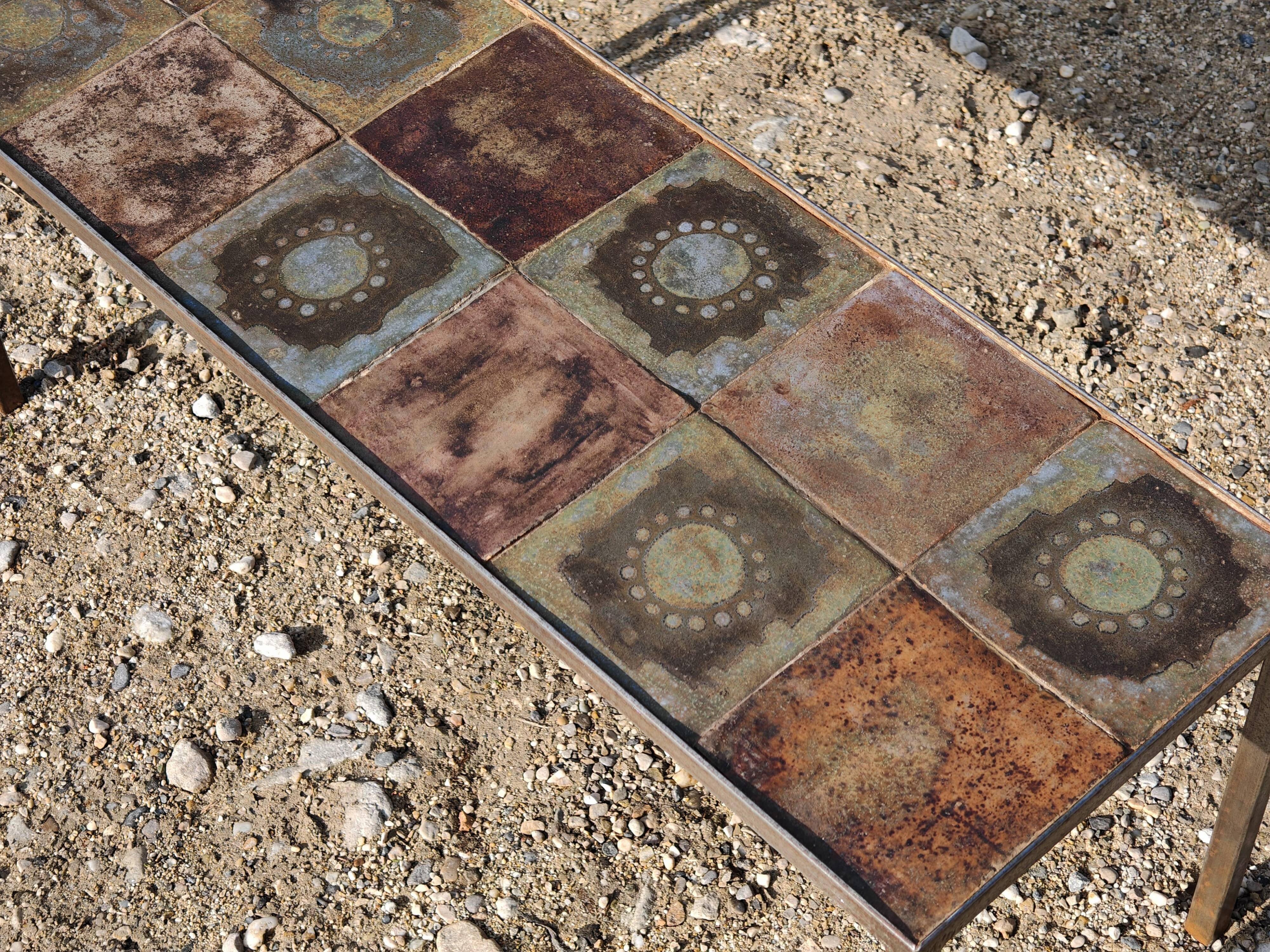 Vintage ceramic coffee table