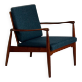 Fauteuil en teck, années 60