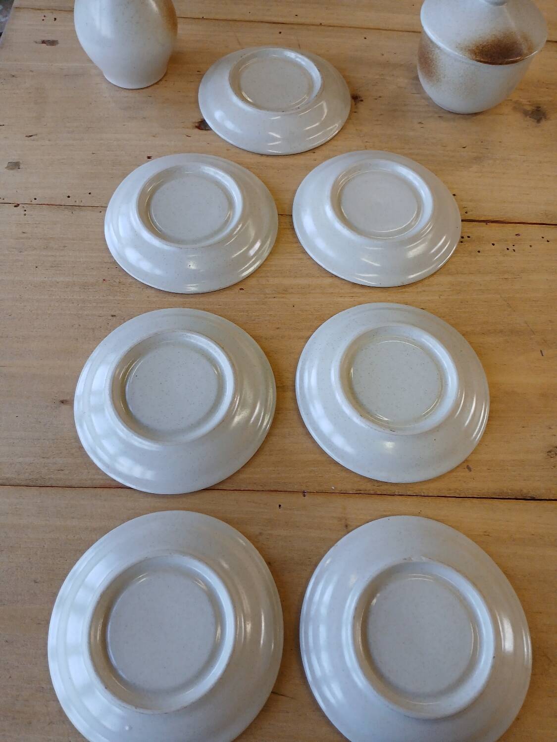 Antique stoneware coffee service