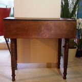 Wooden table with extensions