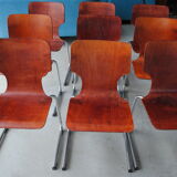 Set of 9 Pagolz style chairs