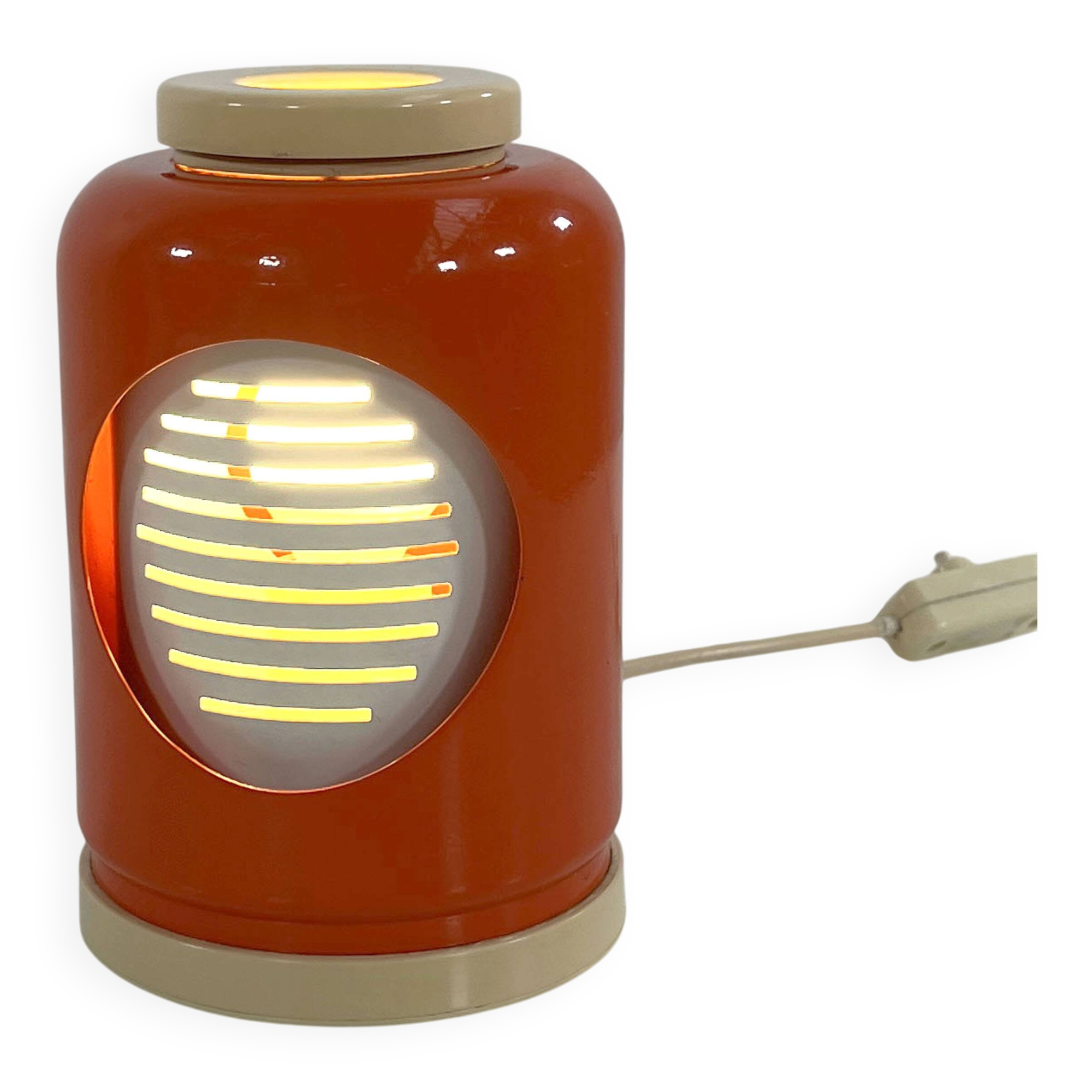 Orange Eclipse Table Lamps by Goffredo Reggiani for Reggiani, 1960