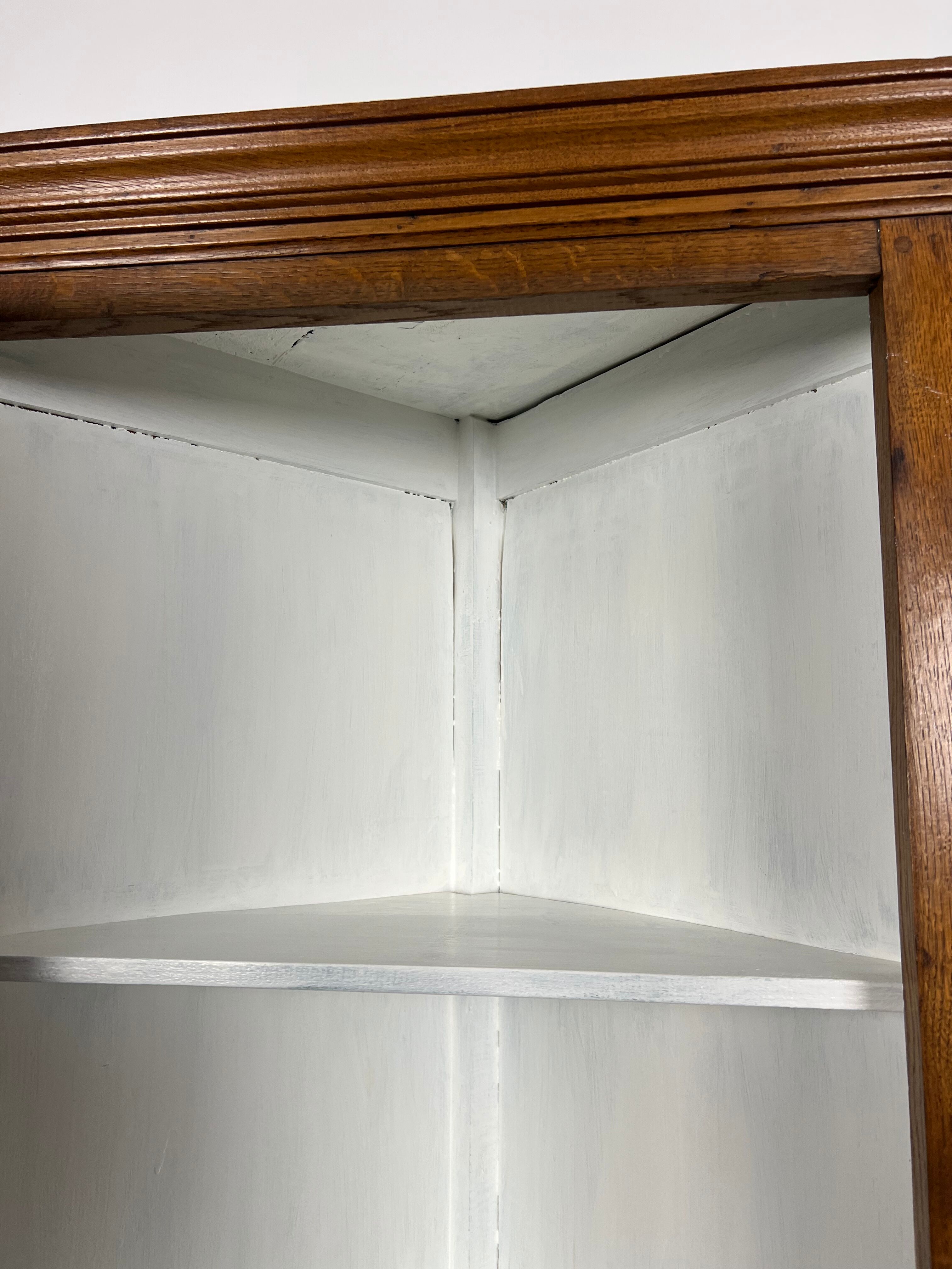 Corner cabinets oak
