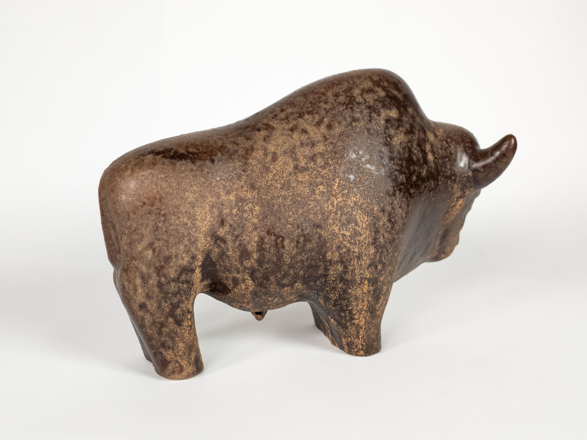 Ruscha Kurt Tschörner Vulcano ceramic bull, 1960