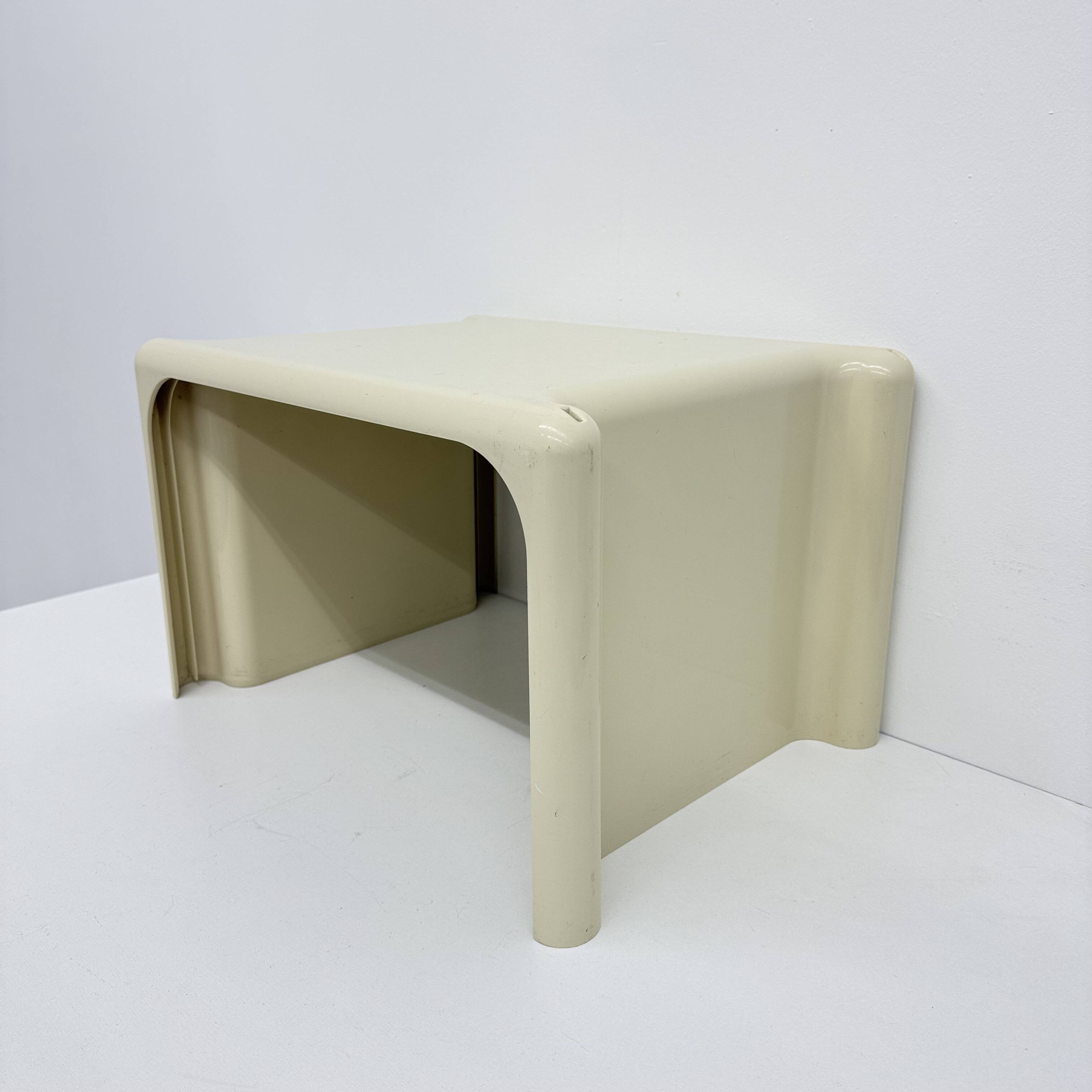 Italian Modern Plastic Side Table attributed to Giotto Stoppino for Elco