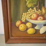 Tableau huile sur toile nature morte