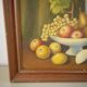 Tableau huile sur toile nature morte