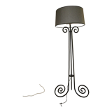 Lampadaire fer forgé époque art déco