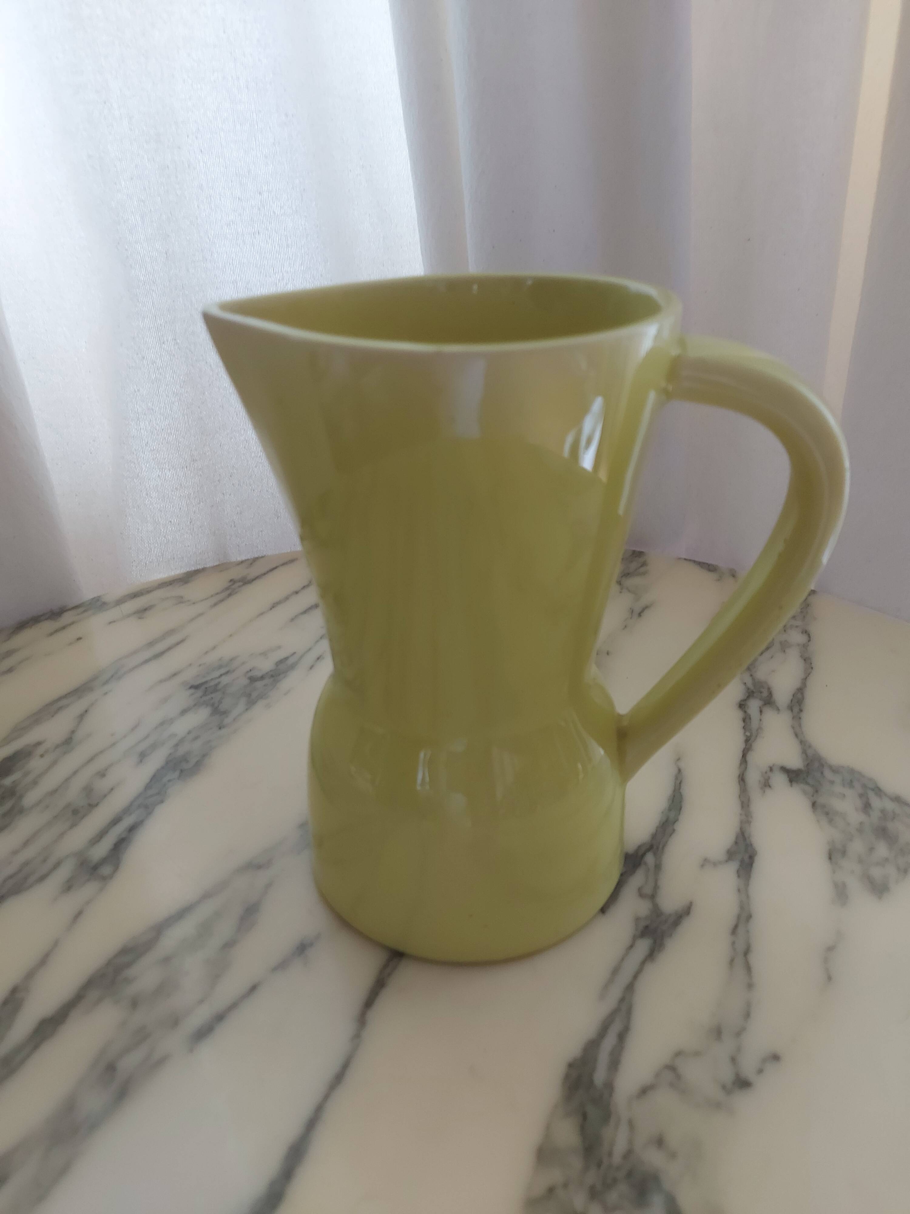 Yellow vase in Saint Clement ceramic