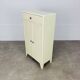 White wood convenient storage unit from the 1950s