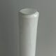White opaline glass vase