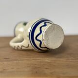 Small Korond style ceramic pitcher with floral motifs