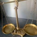 Small brass scale