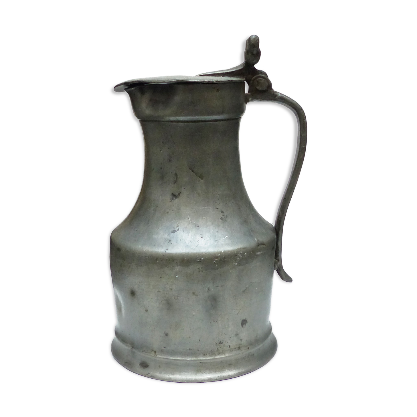 Vintage pewter jug
