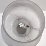 Murano glass table lamp with a pink marble effect, italy