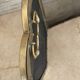 Italian brass fire screen with 4 panels