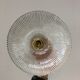 Suspension vintage en verre holophane