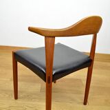 4 Fauteuils Danois en Teck Jacob Hermann  Randers Mobelfabrik 1960