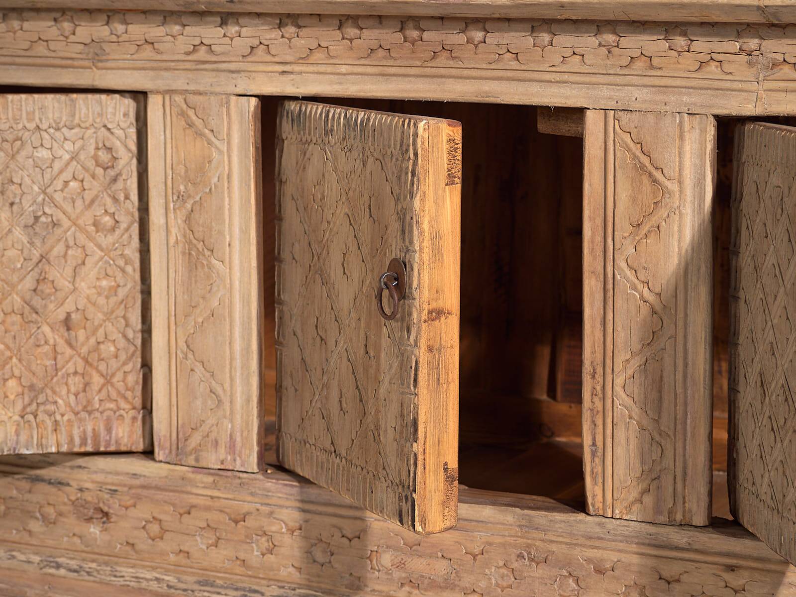 Antique carved TV cabinet (c.1850) #60