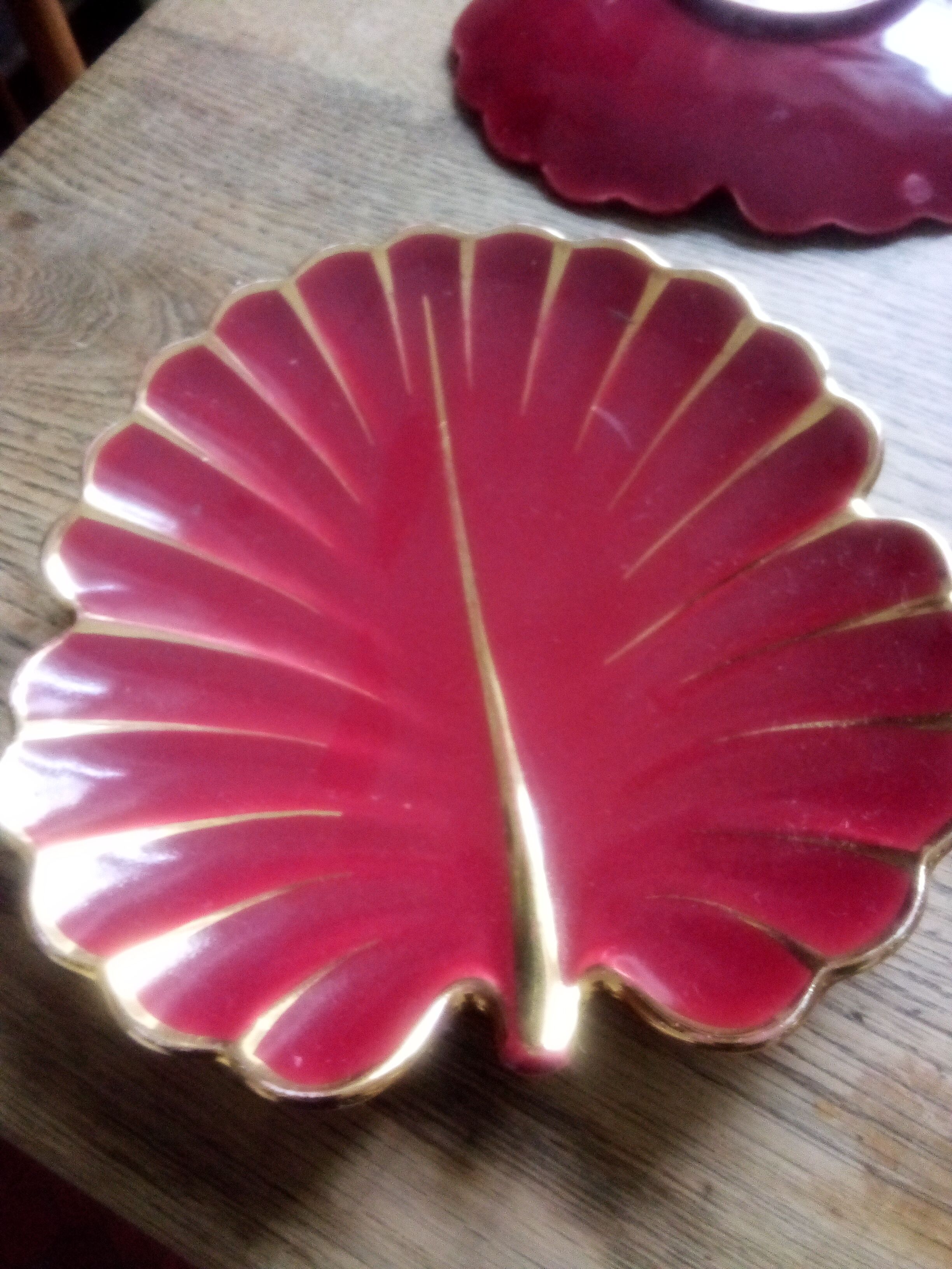 Presentation plates Rubin Gefle Percy. Made in Sweden. 1950s