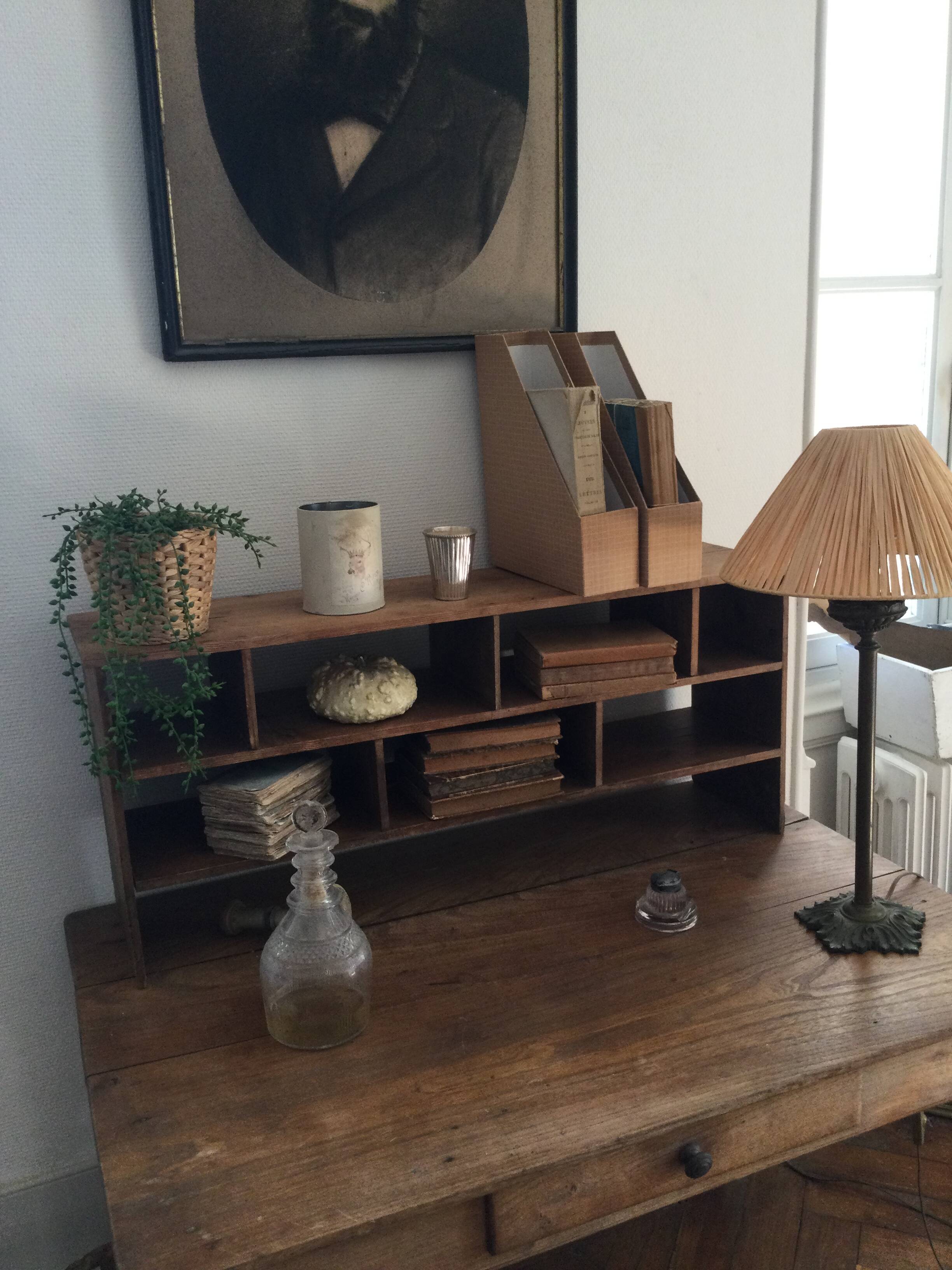 Antique wooden shelf