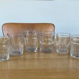 Set of 6 mismatched old glasses