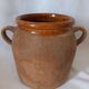 Ancient glazed terracotta pot