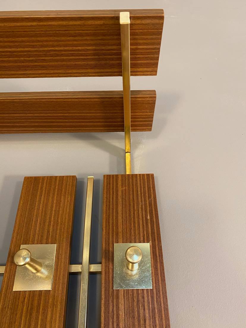 Wall hanger for clothes vintage teak 60