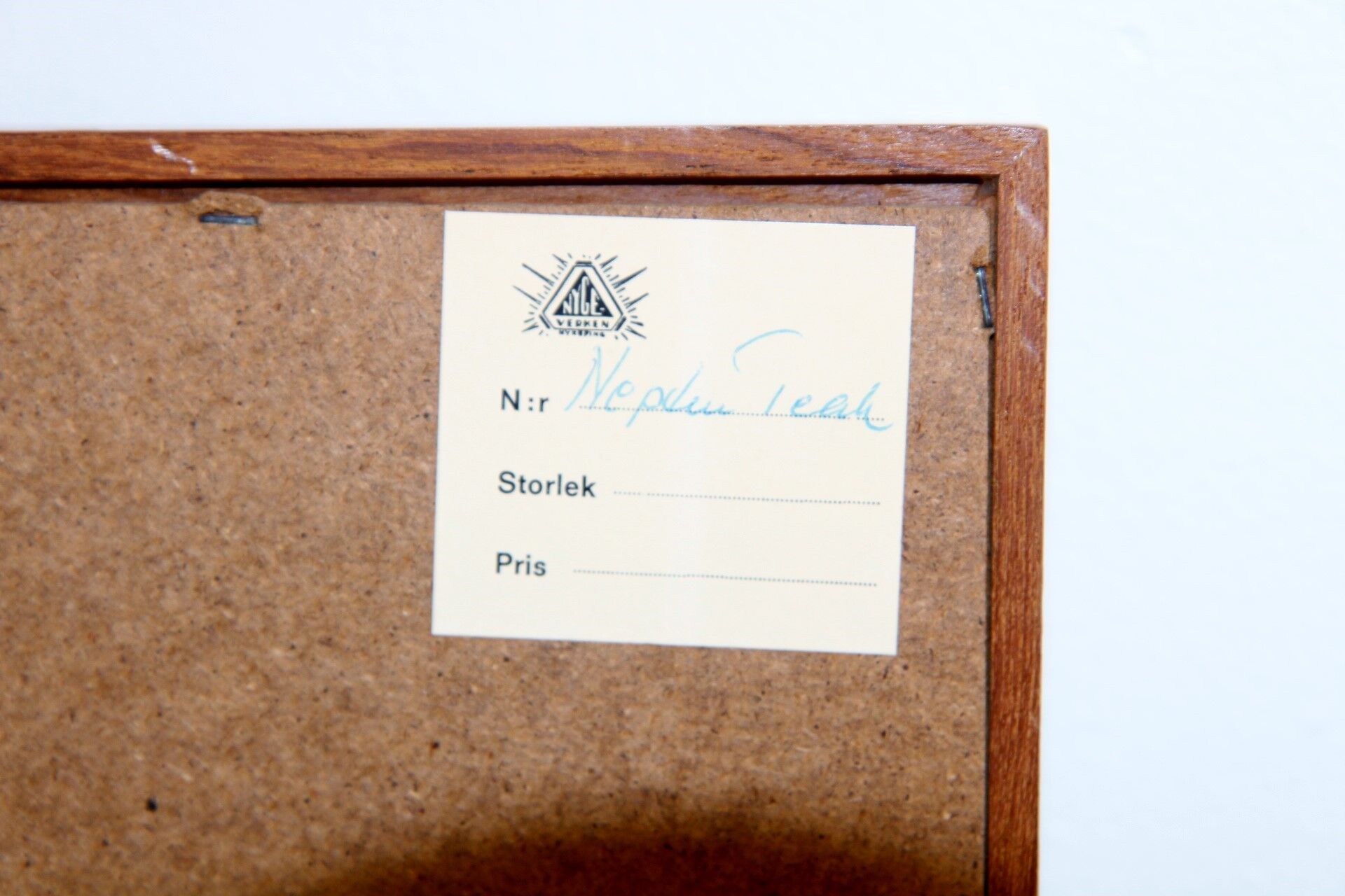 Teak mirror, Sweden, 1960, 123x55cm