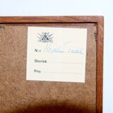 Teak mirror, Sweden, 1960, 123x55cm