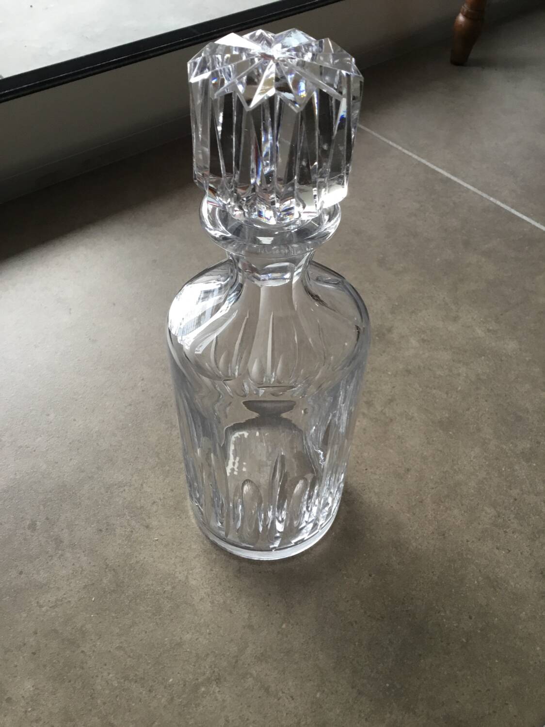 Lorraine crystal carafe