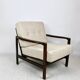 Fauteuil lounge en boucle beige par Z. Baczyk, 1970s