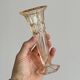 Small Art Deco vase in pale pink glass